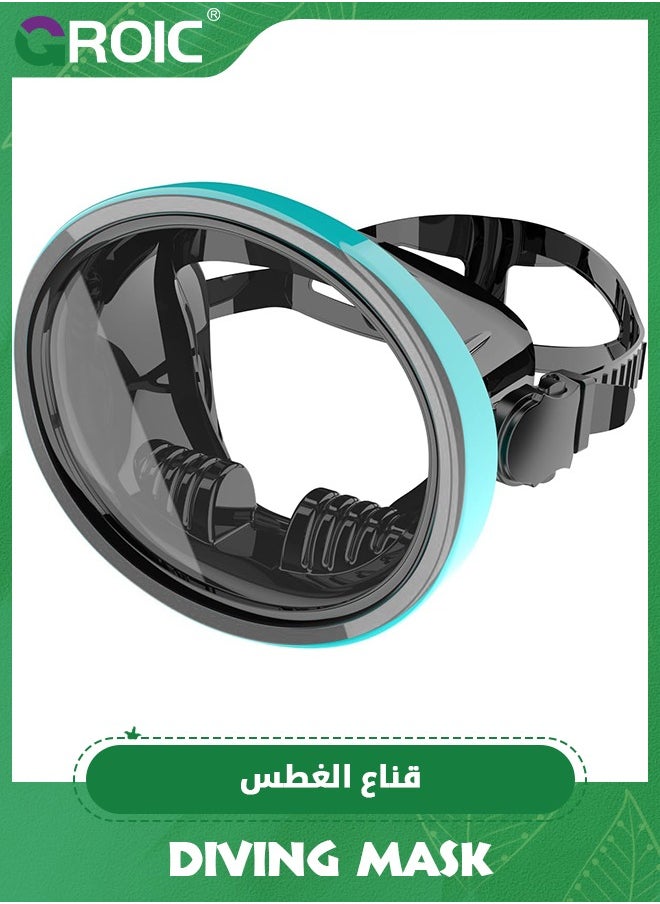 GROIC Diving Mask Scuba Mask Spearfishing Mask Freediving Water Mask Tempered Glass Oval HD Anti-Fog Scuba Goggles for Adults, Swimming Glasses Swim Dive Mask for Snorkeling Swimming Travel  - Image 1