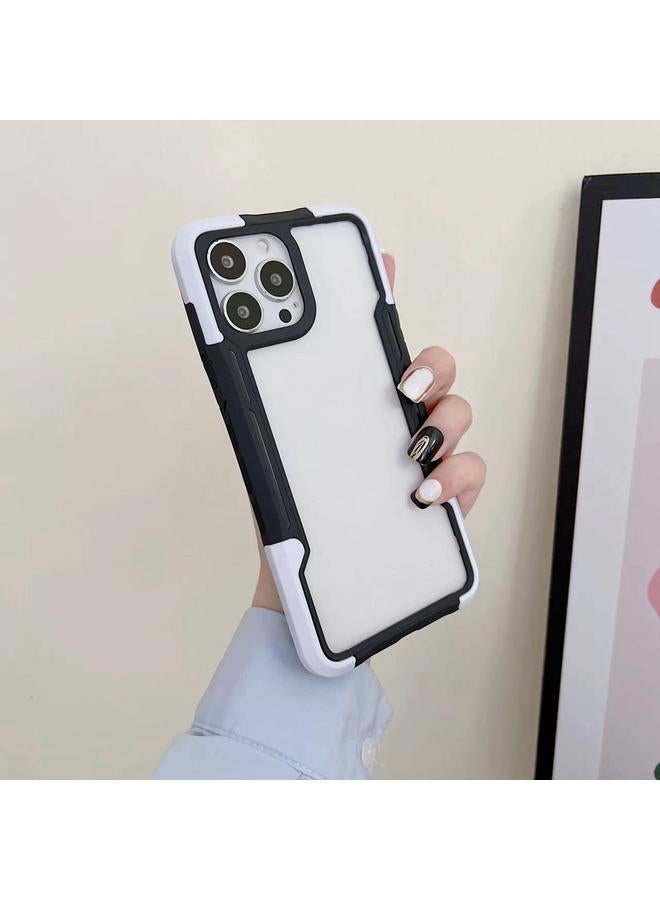 S-TOP Case For iPhone 13 Armor Acrylic 3 in 1 Phone Case - Image 4