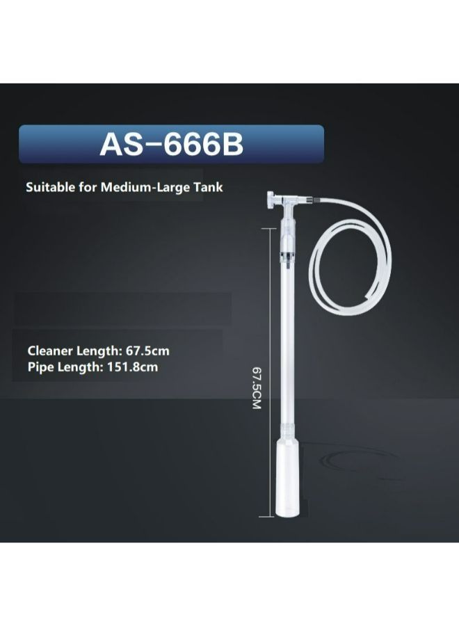 أداة تنظيف سيفون الحصى لحوض السمك من بي آند كيه - Image 4