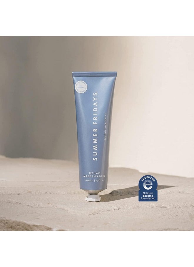 SUMMER FRIDAYS Summer Fridays Jet Lag Mask - Hydrating Face Mask + Moisturizer - Enriched with Hyaluronic Acid, Niacinamide, Glycerin + Antioxidants Helps Nourish Skin for a Renewed + Radiant Complexion (2.25 Oz)  - Image 2