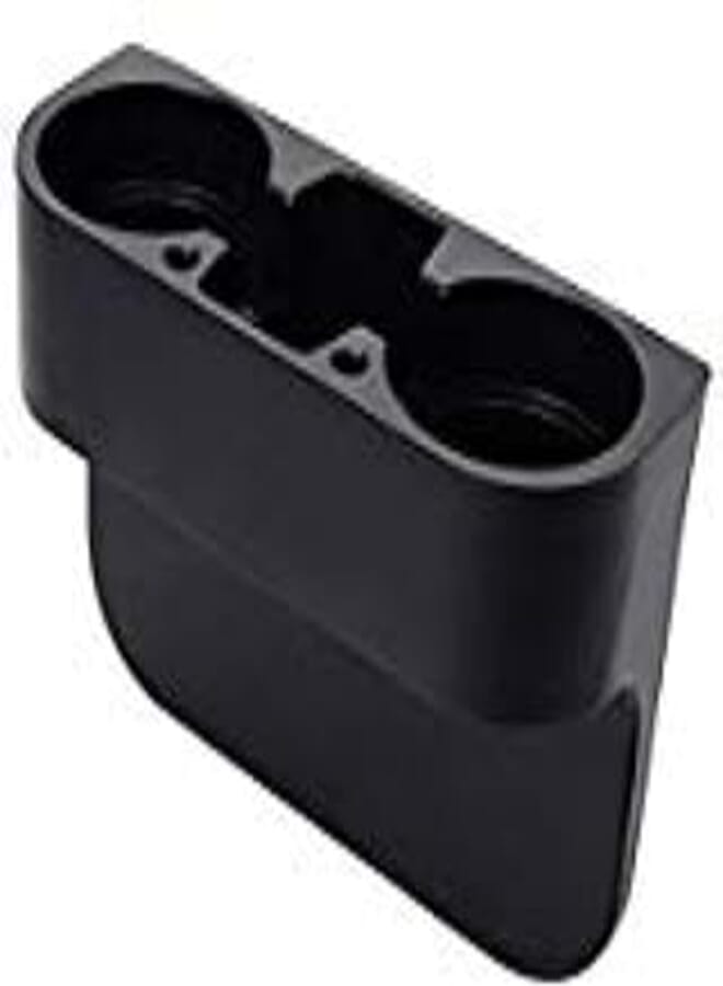FIOTOK Multifunctional Universal Car Cup Holder Inserts Images Bottle Organizer Seat Back Drinking Bracket Car Seat Wedge Water Bottle Double Cup Holder Cellphone Holder