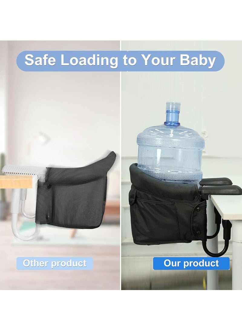 Gonice Gonice Baby High Chair, Hook On High Chair, Foldable Fast Feeding Seat with Storage Bag, Baby Dining Chair, Portable booster seat, Clip On and Fast Table Chair with Removable Seat for Home and Travel - Image 5