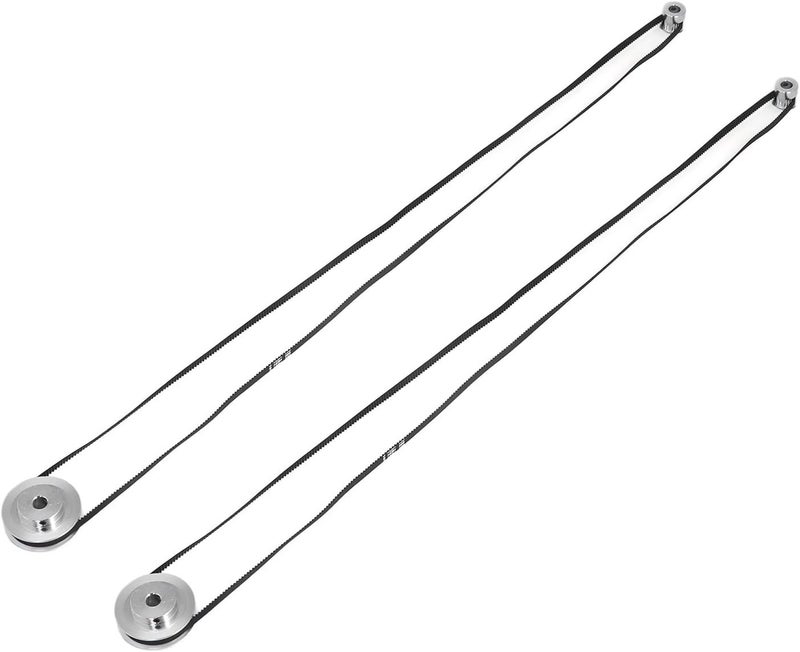 2Pcs 3D Printer Timing Pulley Set 60 and 20 Teeth Aluminium Alloy with Belt 8mm Bore - Image 1