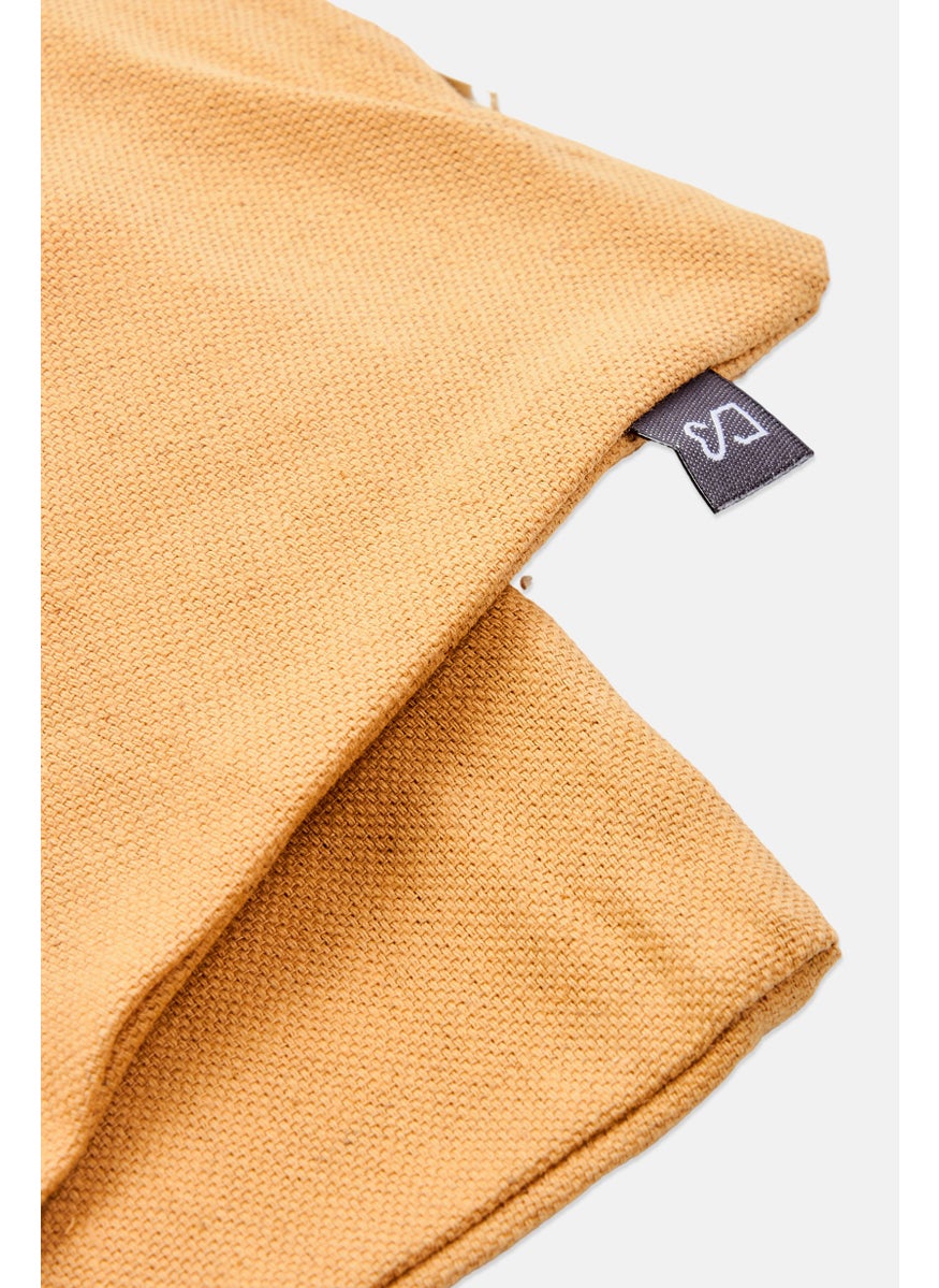Muy Mucho Plain Cushion Cover 30 x 50 cm, Light Brown  - Image 3
