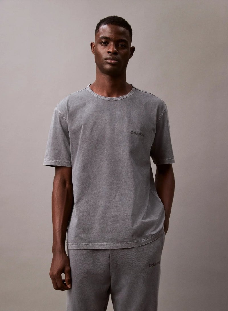 كالفن كلاين تيشيرت مريح قطن % - Image 1