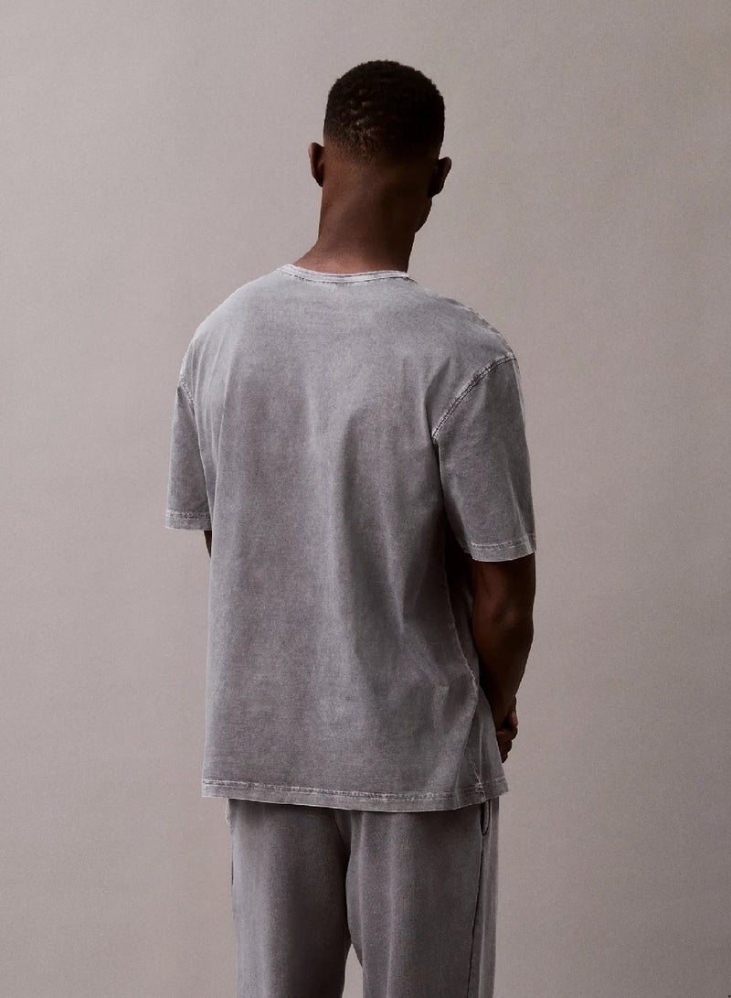 كالفن كلاين تيشيرت مريح قطن % - Image 2