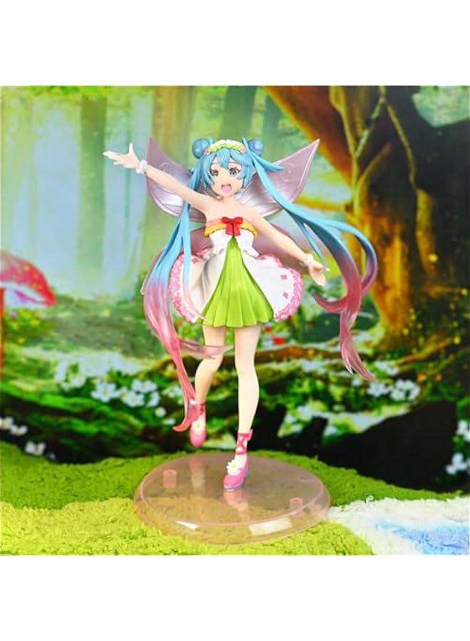 Miku Figure Anime Girl Figure Autumn Dress Maple Leaves PVC Toy Doll Action Figures Desktop Ornaments Decoration  - Image 3