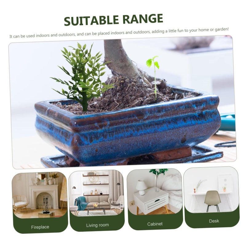 Miniature Bonsai Tree DIY Model Kit Artificial Plants For Fairy Garden Decor - Image 5