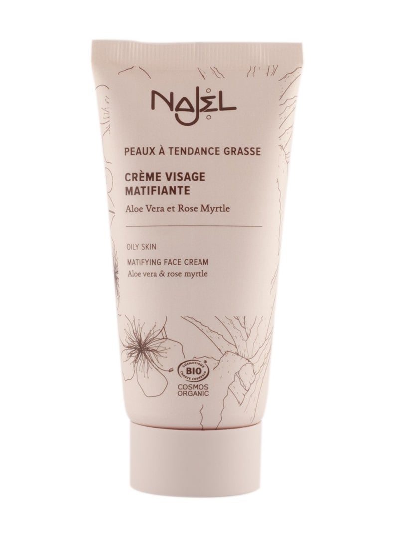 Najel Organic Matifying Face Cream Eco Certified - Made in France - Image 1