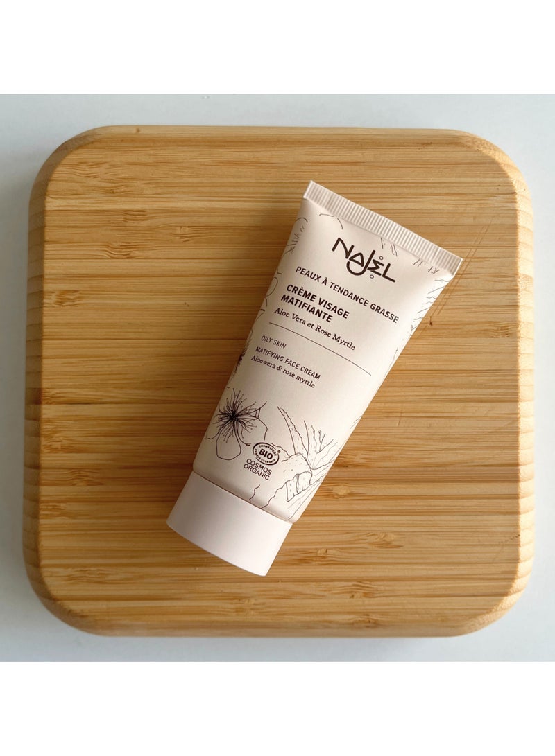 Najel Organic Matifying Face Cream Eco Certified - Made in France - Image 2