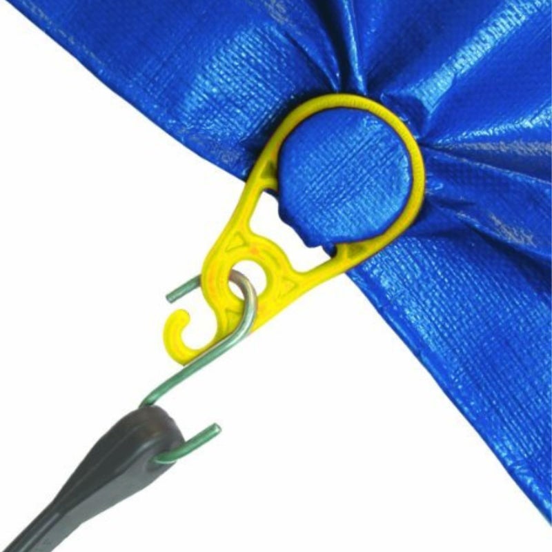 ACCUSHARP Super Snaps Tarp Clips for Outdoor Camping Tent Awning Banner Cover Tarps and Plastic Sheeting Grommet Replacement 15 Pieces
