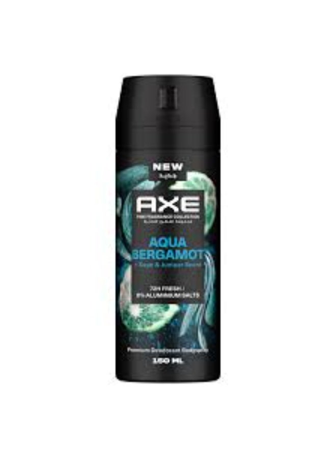 Axe Aqua Bergamot Fine Fragrance Premium Deodorant Body Spray