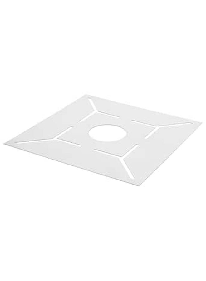 Stainless Steel Floor Drain Ruler For Precise Bathroom Tile Measurement And Cutting Tool - Image 1