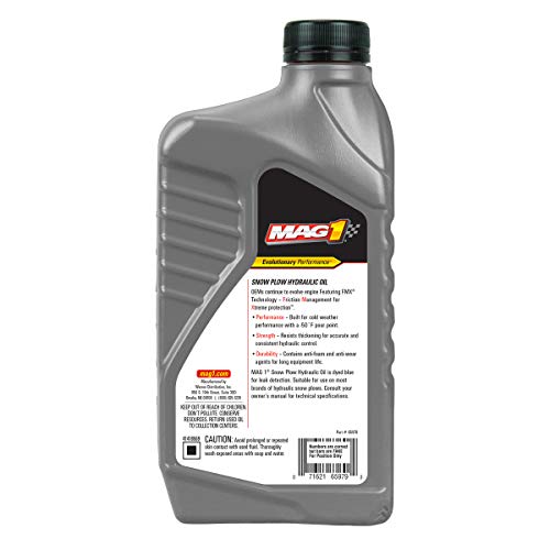 Mag 1 6 Quart -50° Snow PLOW Hydraulic Oil Compatible with Meyer 15134 Fisher 28531 Western 49311 - Image 3