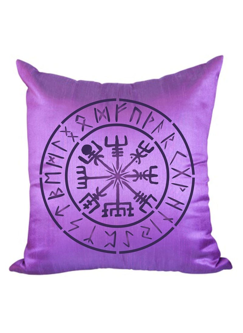 Usnyabni - Viking Compass Stencil, 10 x 10 inch (M) - Vegvisir Runic Nordic Compass Design Stencils for Painting Template Symbol of Protection and Guidance - Image 1