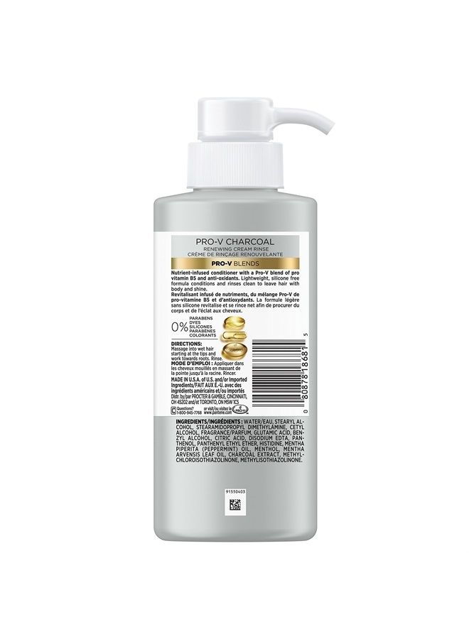Pantene Pro-v Blends Charcoal Conditioner, 10.1 Fluid Ounce  - Image 2