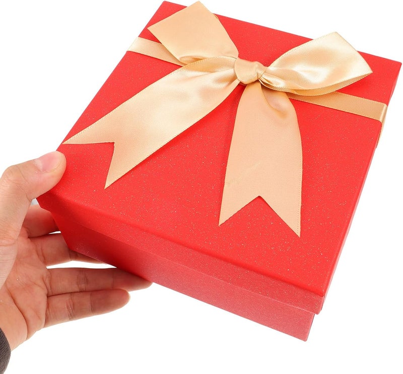 SWETRACE Red Small Box 15x15x7cm for Wedding Candy, Party Favor, and Birthday Presents – Decorative Empty Favor Packaging Box for Bridesmaid and Celebration Wrapping - Image 4