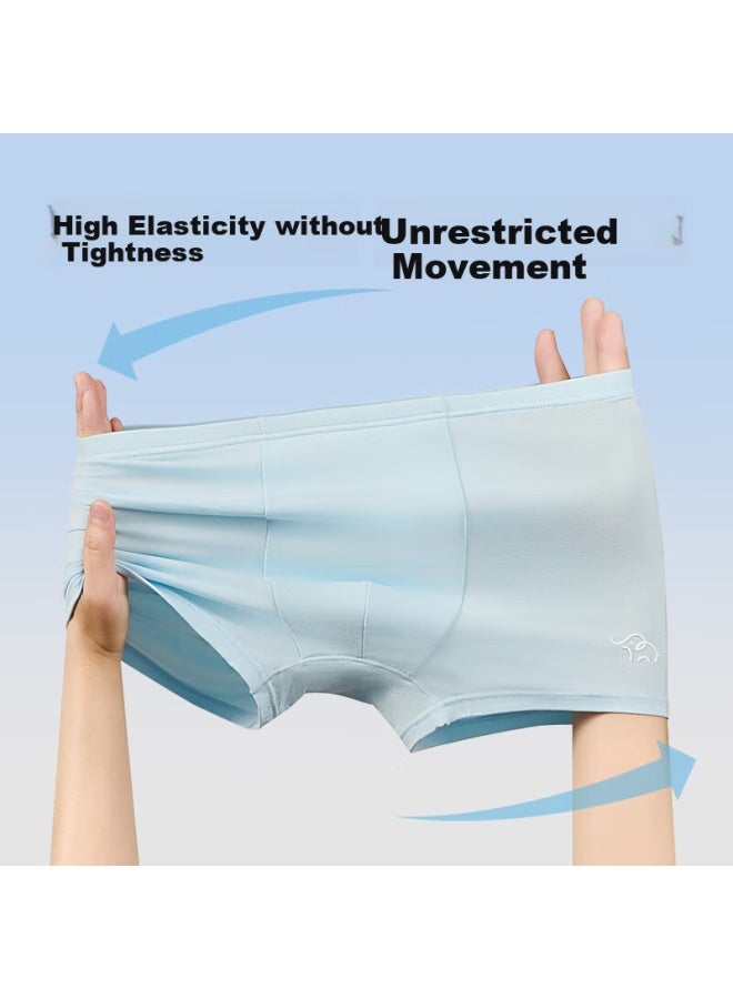 Yilanfen Boys' Antibacterial Modal Boxer Briefs For Teenage Boys - Image 3