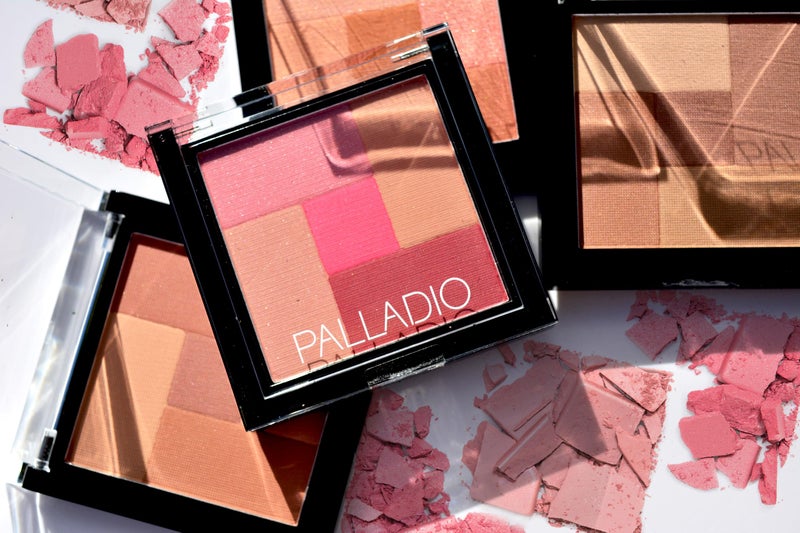 Palladio 2-In-1 Mosaic Powder Blush & Bronzer, Sun Kissed - Image 4