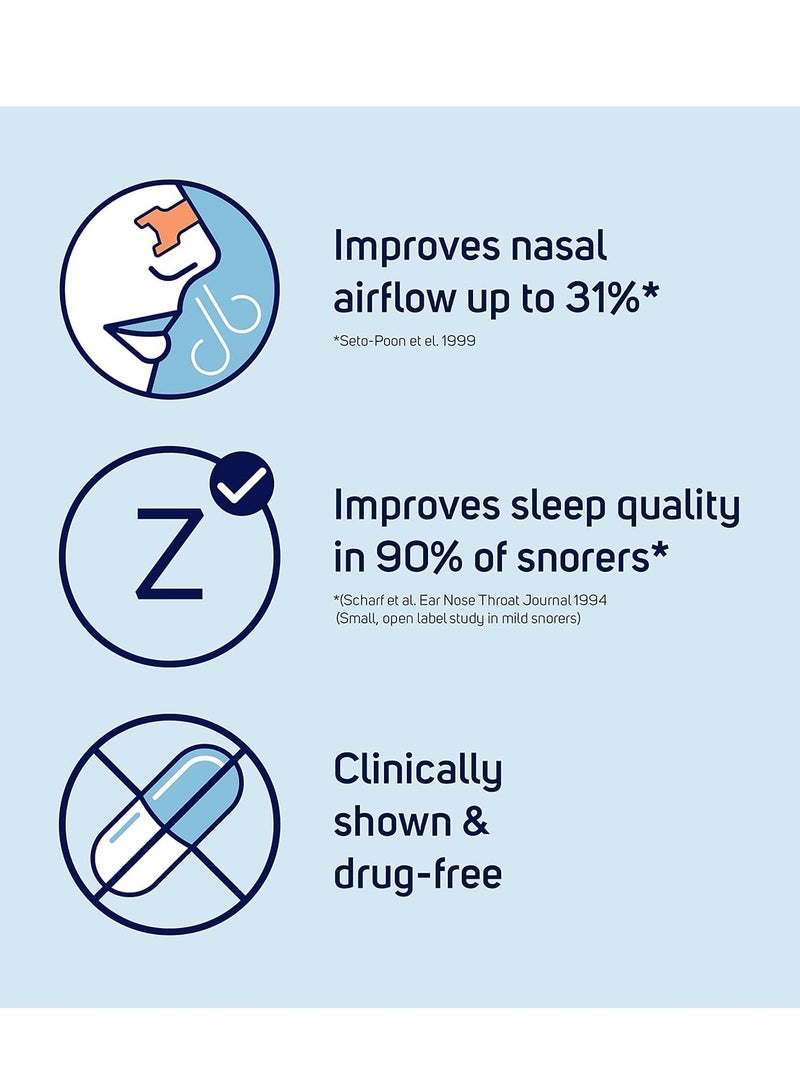 بريث شريط الأنف بريث الأصلي / يخفف انسداد الأنف على الفور | يساعد في تقليل الشخير | خالٍ من الأدوية - Image 5