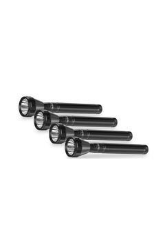 Avion 4 in 1 Rechargeable LED Flashlight |  Hyper Bright Cool White LED | 2200 Meters Range | Portable Torch | 3sc | High Durable Battery |  Aircraft Aluminium Body