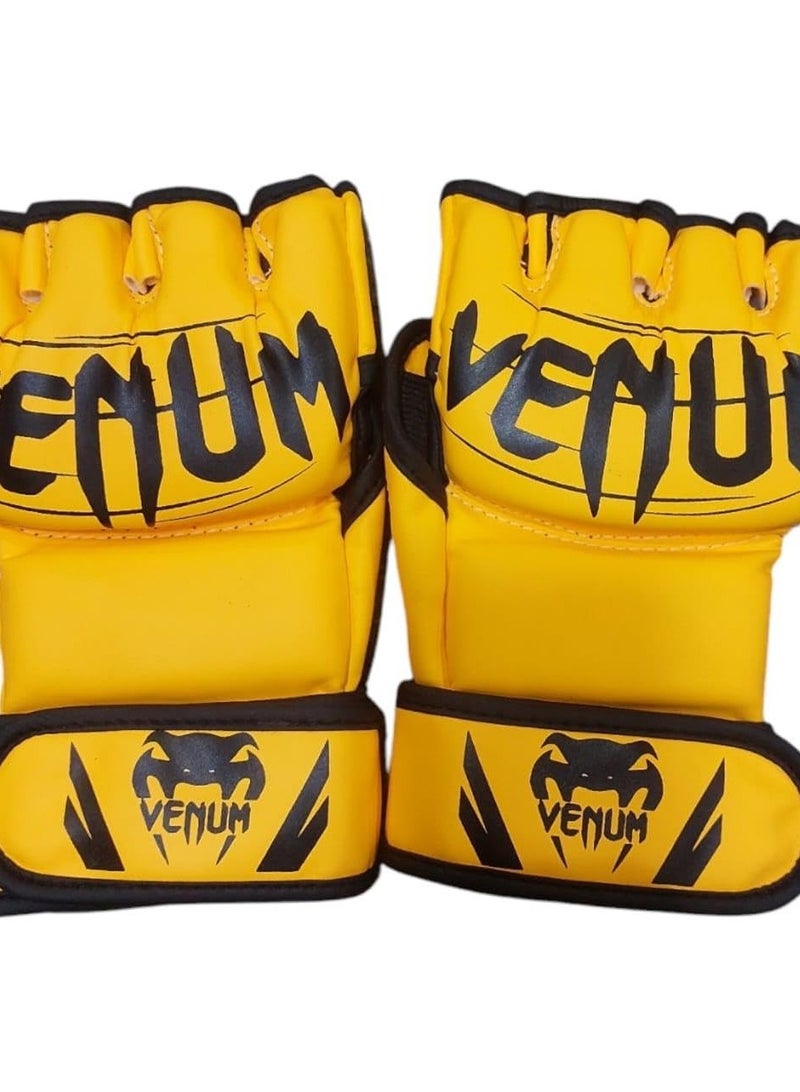 فينوم جونتي بوكس – قفازات ملاكمة قوية ومتينة للتدريب والمباريات (أصفر) - Image 1