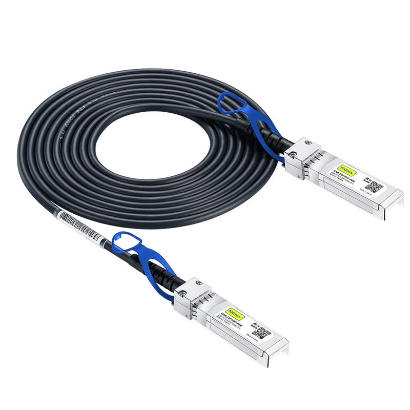 10Gtek 25G SFP+ DAC Cable - 25GBASE-CR SFP28 to SFP28 Passive Direct Attach Copper Twinax Cable for Arista CAB-S-S-25G-5M, 5-Meter(16.5ft) - Image 1
