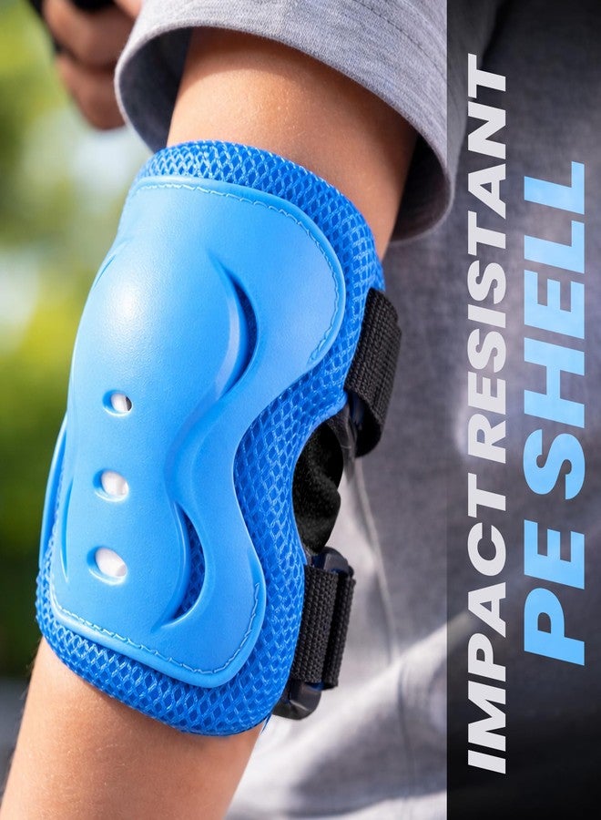JASPO Neo Kids Protective Gear Set | SX-4 | Knee Pads, Elbow Pads & Wrist Guards for Skating, Cycling & Skateboarding (Extra Small Size) - Image 4