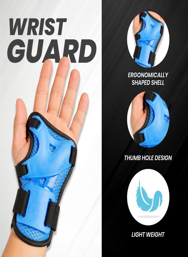 JASPO Neo Kids Protective Gear Set | SX-4 | Knee Pads, Elbow Pads & Wrist Guards for Skating, Cycling & Skateboarding (Extra Small Size) - Image 5