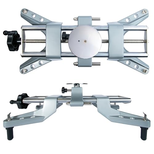 Zackman Scientific AutoSolo 3D DSP Wheel Alignment Tool - Alignment Wheel Clamp & Magnetic Adapter for Camber Caster Gauges - Essential Wheel Alignment Kit Accessory for Any Car Alignment Tool Kit - Fits 11-25-Inch Rims - Image 1
