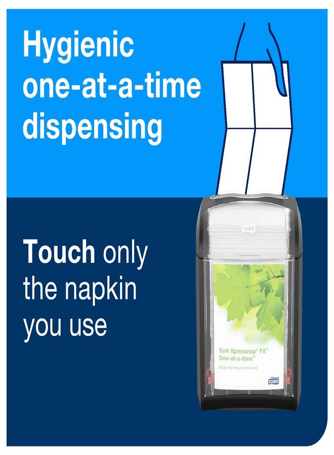 تورك مجموعة تورك إكسبريسناب فيت لتوزيع مناديل المائدة - 800743 - موزع N14 للمطاعم، تتضمن عبوتين من مناديل المائدة الطبيعية، كل عبوة تحتوي على 120 منديلًا، طبقتين - Image 3