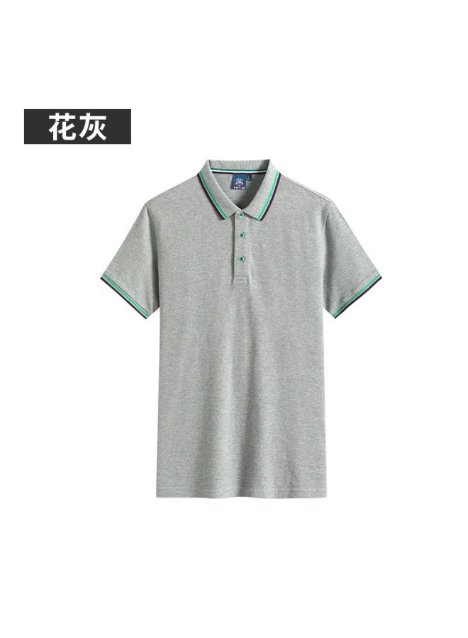 Polo Shirts Casual Solid ColorSummer Fashion Brand Clothing Breathable Lapel T-Shirt - Image 1