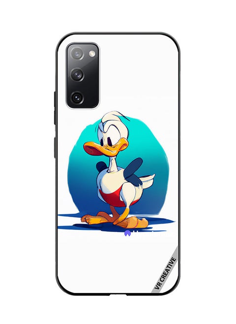 Protective Case Cover For Samsung Galaxy S20 FE 5G Donald Duck Design Multicolour