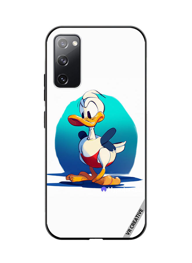 VR CREATIVE - Protective Case Cover For Samsung Galaxy S20 FE 5G Donald Duck Design Multicolour - Image 1