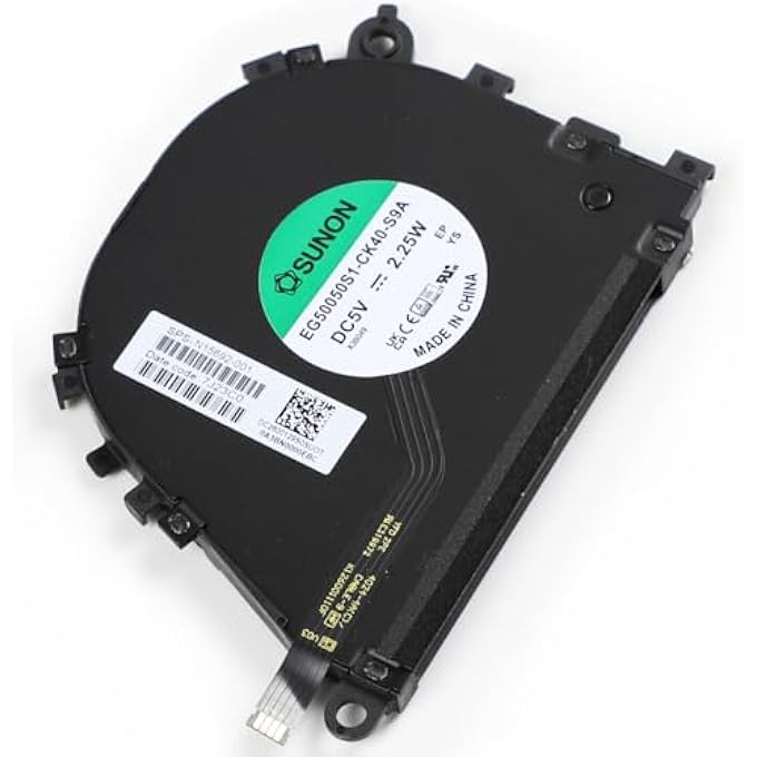 REPLACEMENT NEW CPU COOLING FAN FOR HP ENVY X360 13-BF 13-BF0013DX 13.3 INCH 2-IN-1 TPN-C161 N15692-001 EG50050S1-CK40-S9A ND75C44-21J01 DC5V 0.5A - Image 2