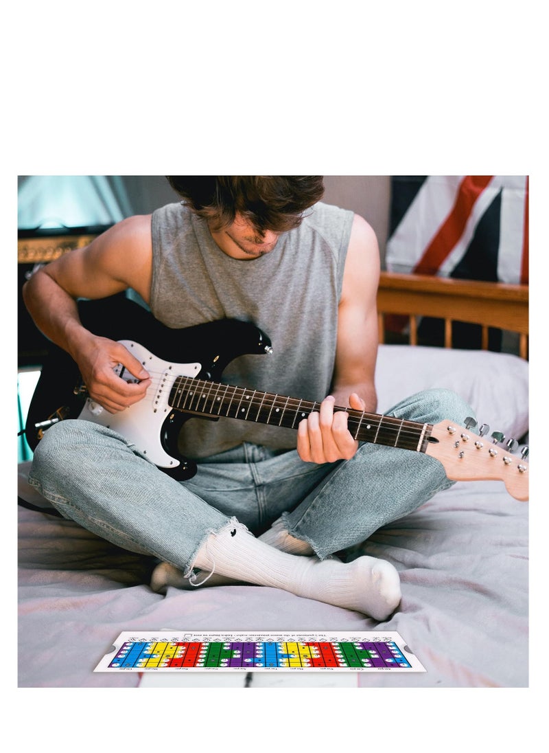 Generic Guitar Scales Sliding Ruler, Chord Scales Chart Pentatonic, Sliding Ruler Guitar Chord Trainer Tool with Manual Accessories, 11x3.15in Guitar Practice Learning, Guitar Gift for Beginners Guitarists  - Image 3