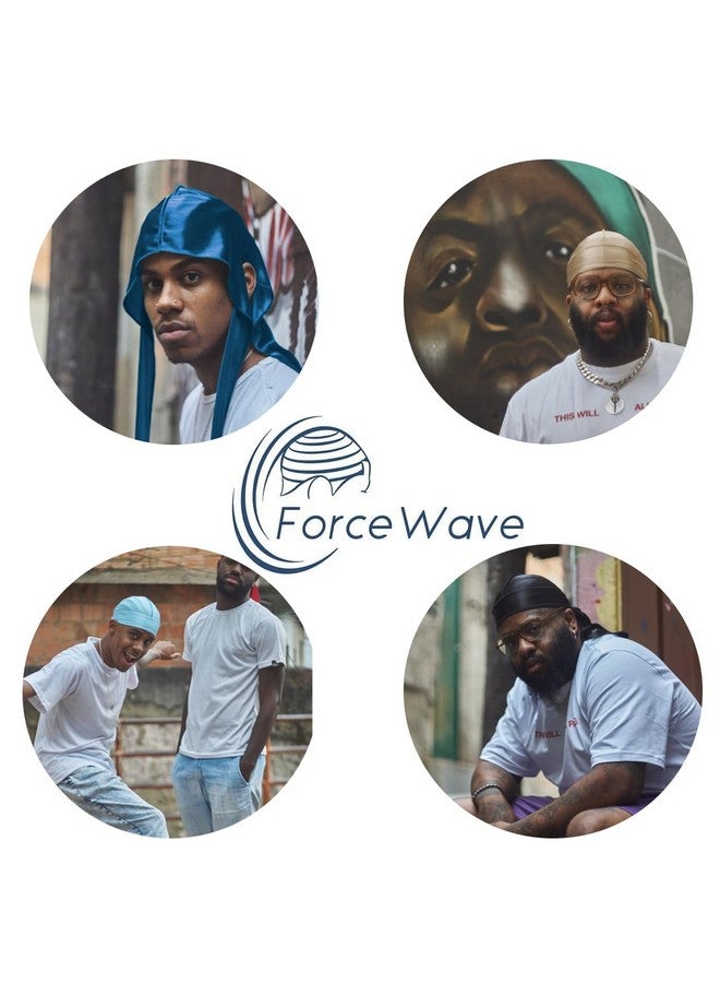 ForceWave 10 Pieces Silky Durags Long Tail For Women Men Satin Durag 360 Wave，Dorag, 10 Pieces - Image 5