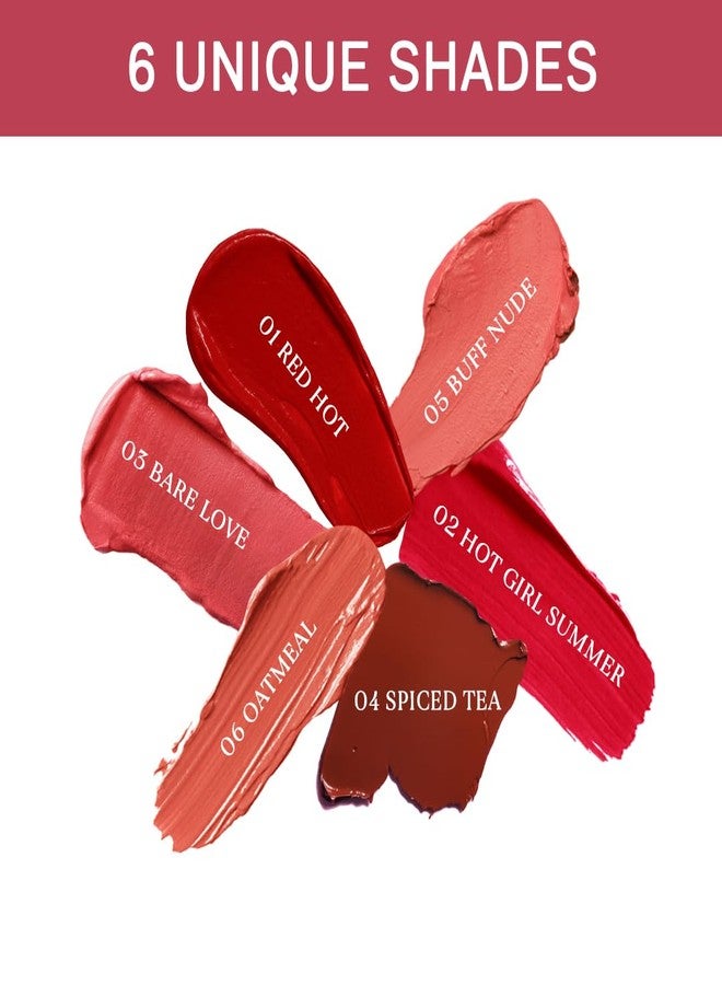 أحمر شفاه سائل FLiCKA RU Ready 04 SpicedTea - لون بني دافئ لإطلالة أنيقة ومريحة | لمسة نهائية مخملية غير لامعة | 5 مل | يدوم طويلاً، لا يبهت، مقاوم للانتقال - Image 5