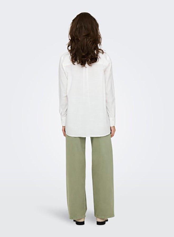 ONLY ONLY Womens Salina Longsleeve Shirt Woven  - Image 5