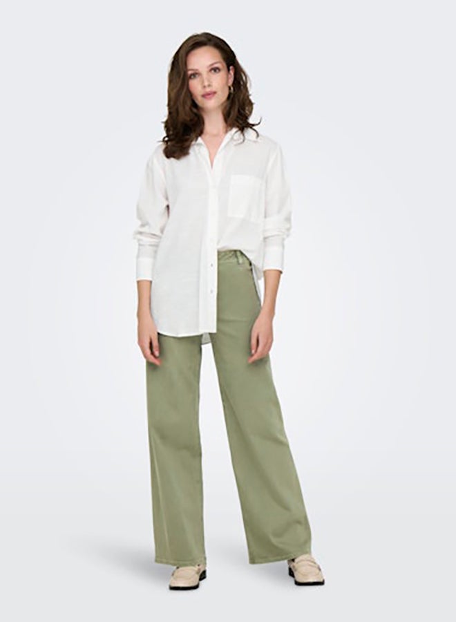 ONLY ONLY Womens Salina Longsleeve Shirt Woven  - Image 1