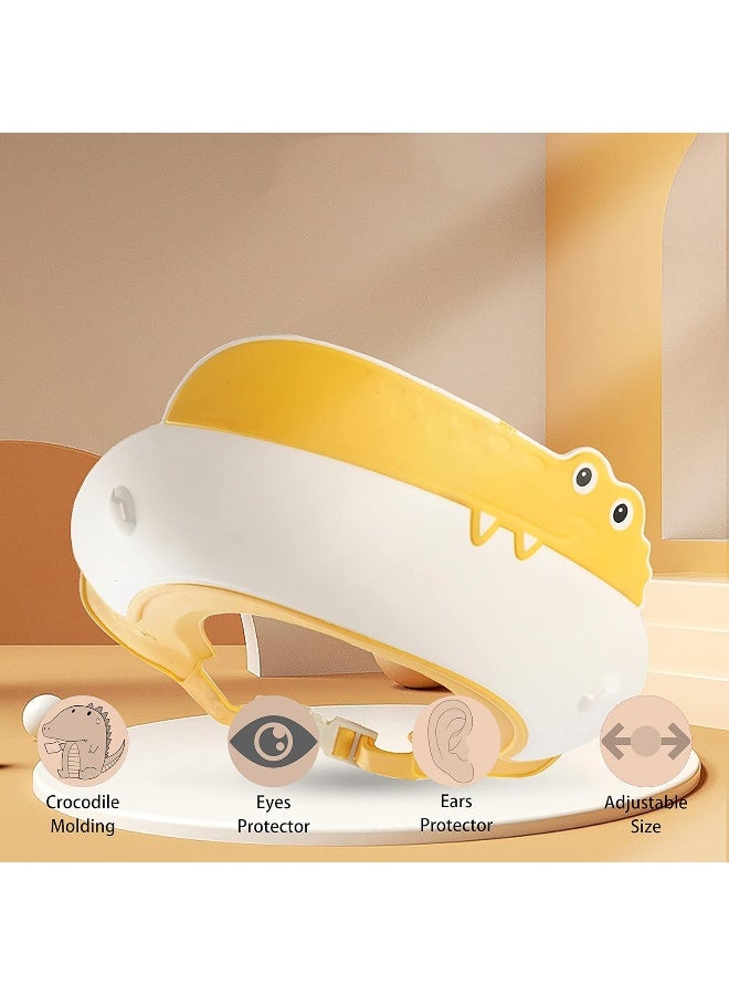 Thcbme Baby Shower Cap Shield, Shower Cap for Kids, Visor Hat for Eye and Ear Protection - Image 3