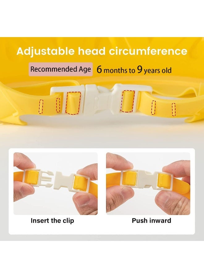Thcbme Baby Shower Cap Shield, Shower Cap for Kids, Visor Hat for Eye and Ear Protection - Image 4