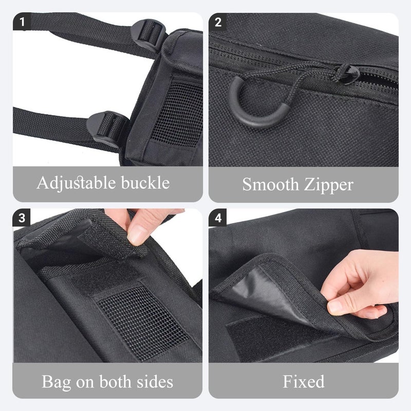 COCO UTV Roll Cage Organizer - Universal Fit for Full-Size UTVs (Black) - Image 5