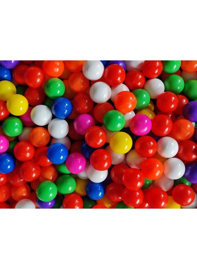EEVOVEE Softy Non Toxic Plastic Pool Ball For Kids 7.1Cm (Large Size) (24Pcs) Multi Color - Image 1