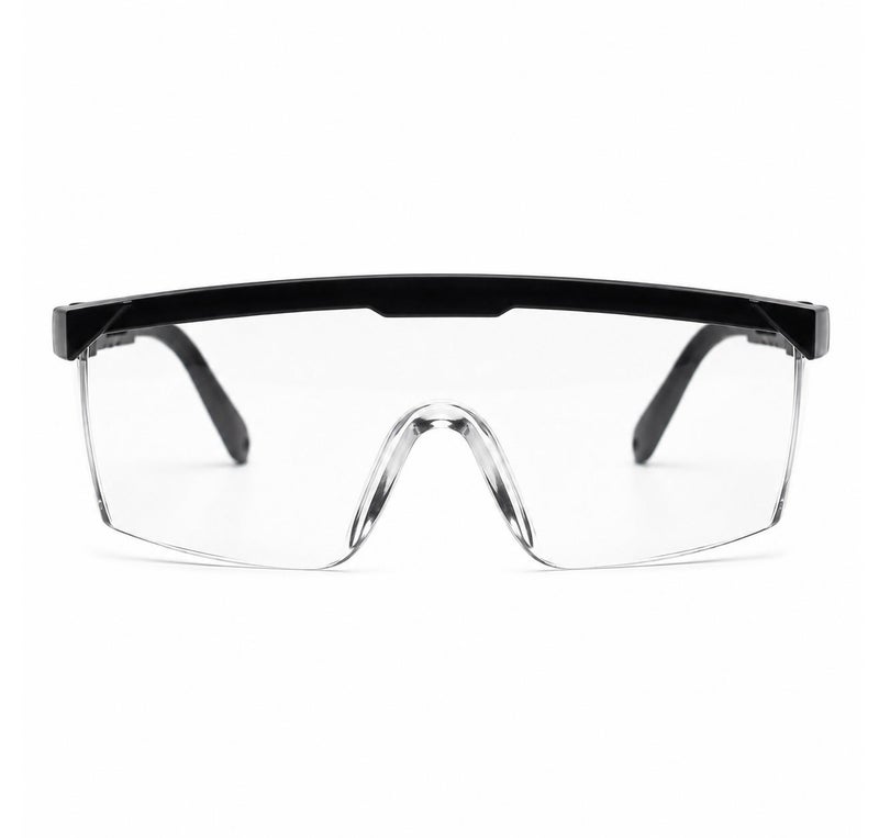 WULF  Safety Goggles Clear Anti Fog Protective Eyewear Industrial Safety Glasses for Construction Laboratory Workshop DIY Eye Protection Scratch Resistant Comfortable Fit Universal Use - Image 1