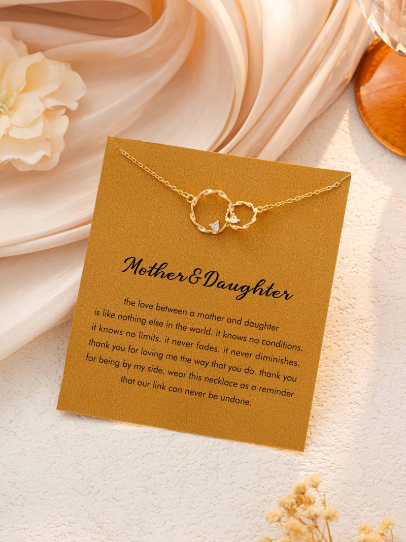Baydurcan Mother Daughter Necklace Gifts for Mom Birthday Unique Mom and Daughter Necklace (Mother) - Image 5