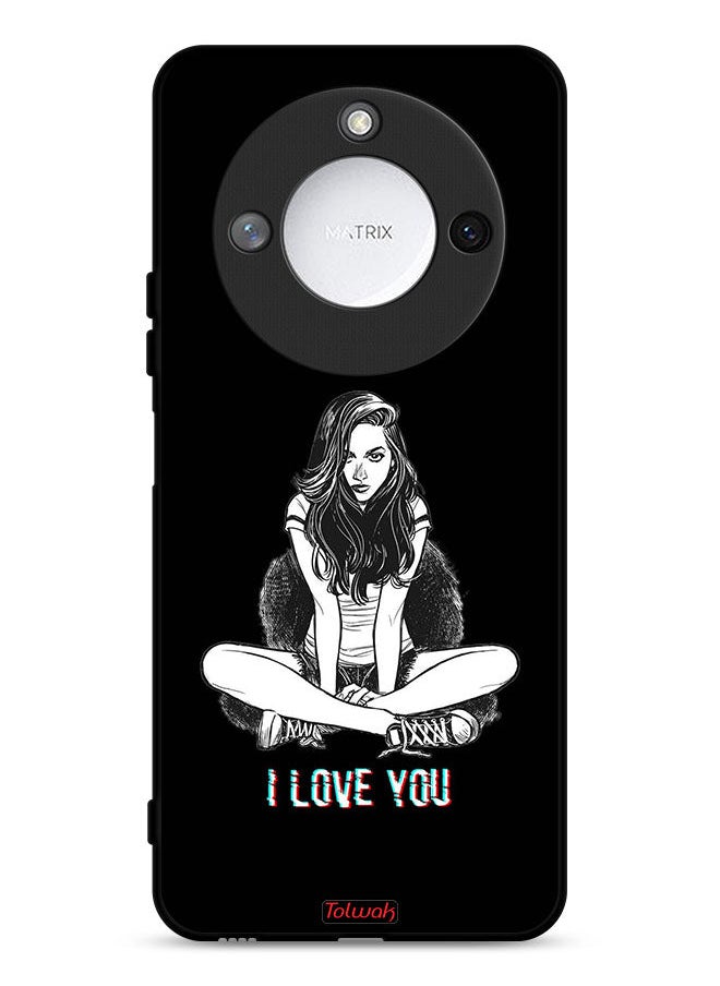 Tolwak Honor X9c Smart 5G Protective Case Cover I Love You Art  - Image 1