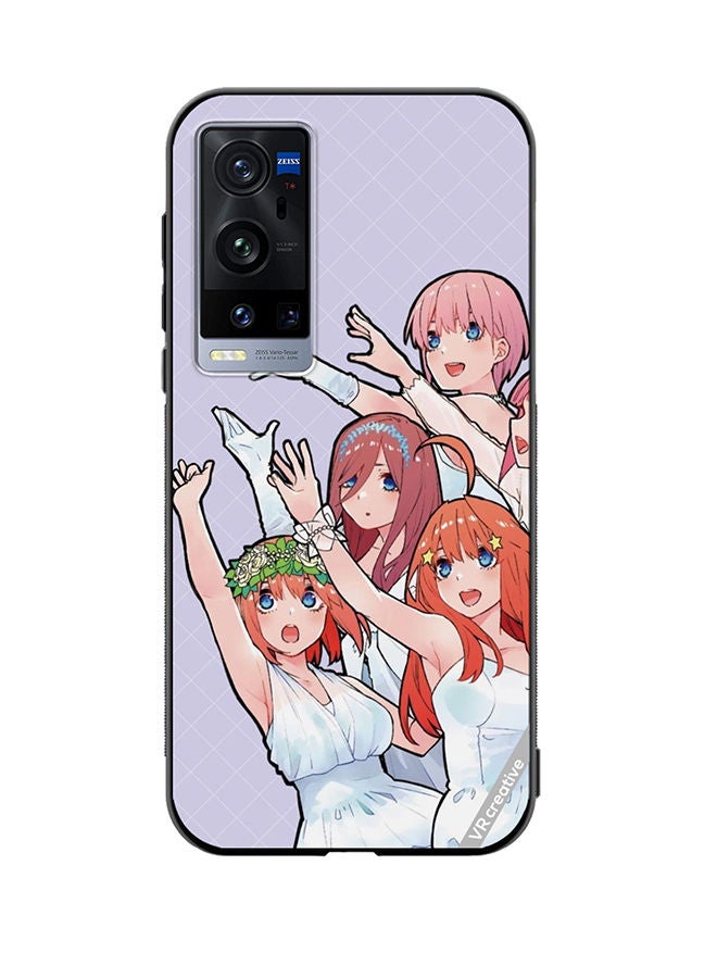 VR CREATIVE Protective Case Cover For Vivo X60 Pro Plus Go Toubun No Hanayom Design Multicolour - Image 1