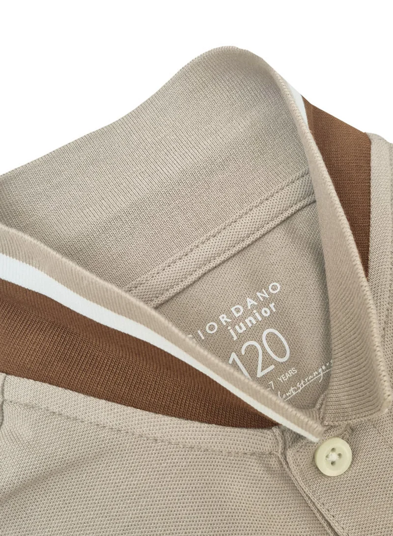 جيوردانو قبعة بولو نابليون للأطفال: بيكيه كلاسيكي، تطريز جريء، راحة طوال اليوم