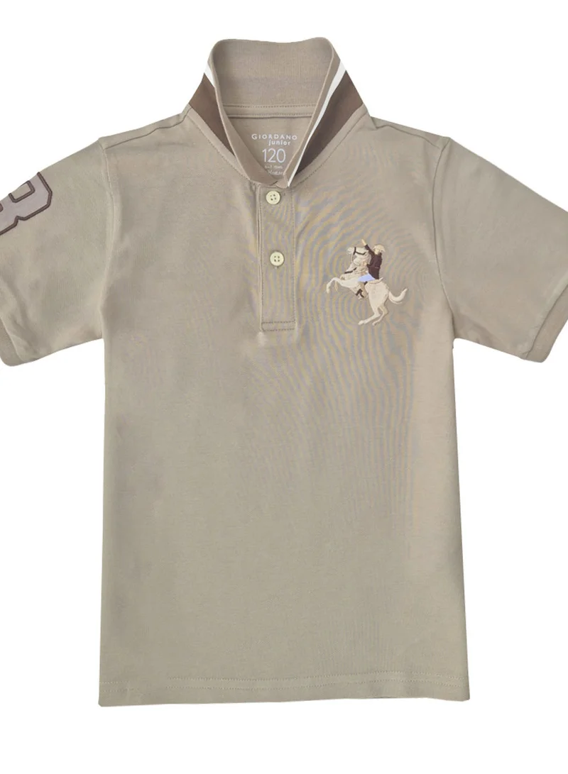 جيوردانو قبعة بولو نابليون للأطفال: بيكيه كلاسيكي، تطريز جريء، راحة طوال اليوم